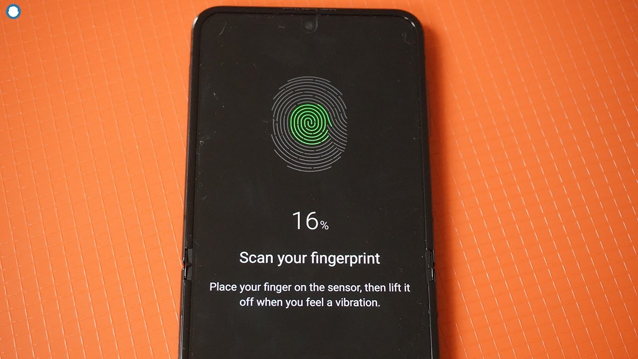 How To Setup Fingerprint Scanner On Samsung Galaxy Z Flip 4 YouTube