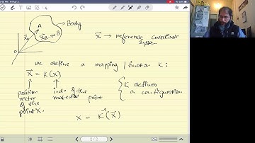 IC242 - Continuum Mechanics - Lecture 18 - Deformation and Motion