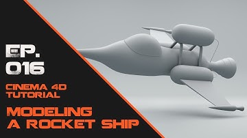 Model a Rocket Ship in Cinema 4D