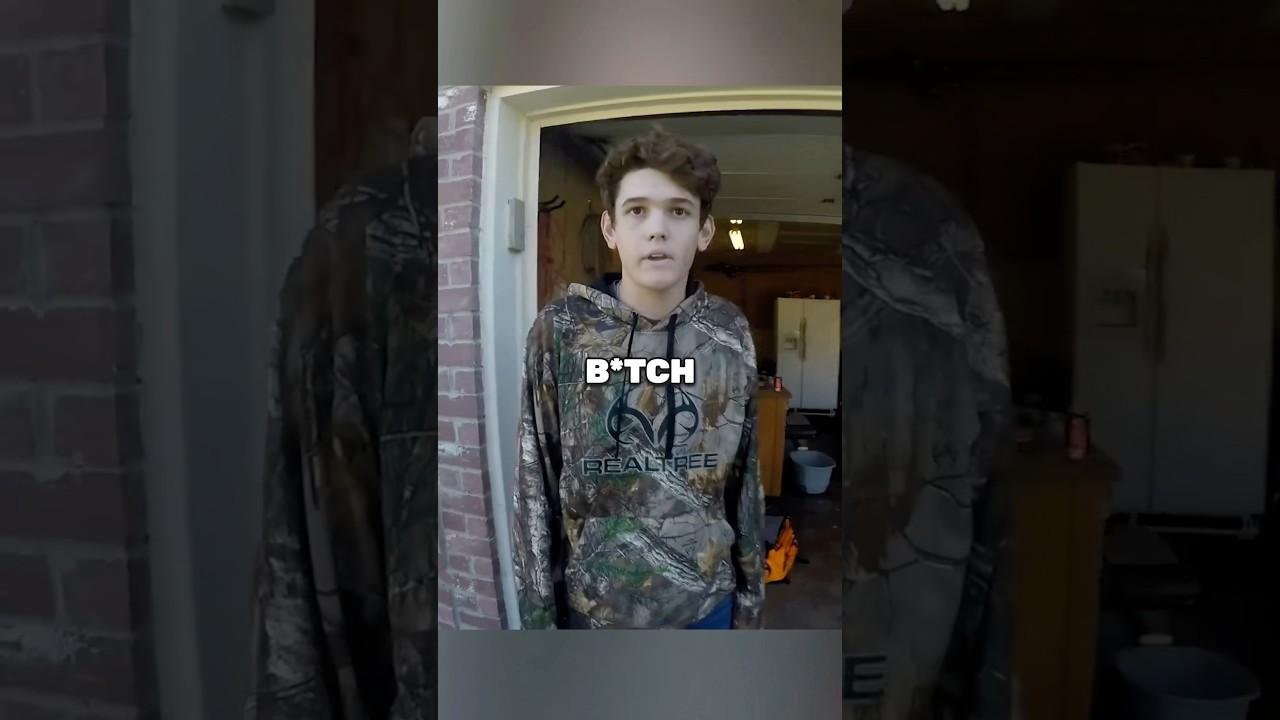 Rude Kid Is Disrespectful To Biker! 🤦‍♂️ Credit: @iamsoulless