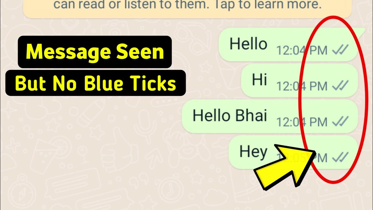 Whatsapp Message Seen But No Blue Ticks Problem Solved YouTube