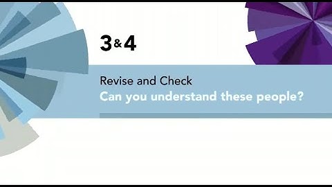 English File 4thE - Beginner - Revise and Check 3 & 4