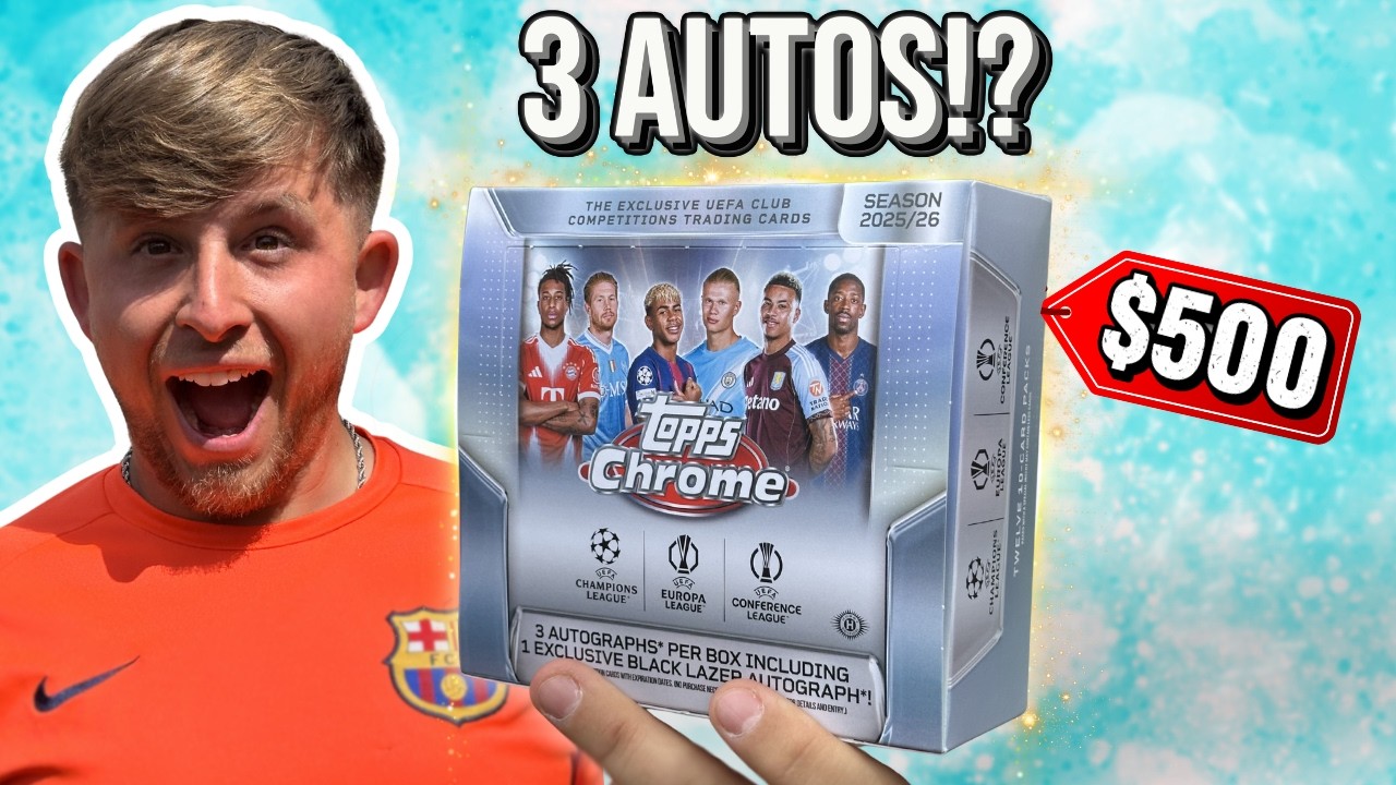 BIG HITS! ? Topps Chrome UCC 2025/26 JUMBO BOX Opening | 3 Autos 
