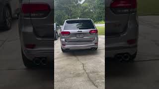 Jeep grand Cherokee 5.7 with flowmaster round fx muffler and x pipe