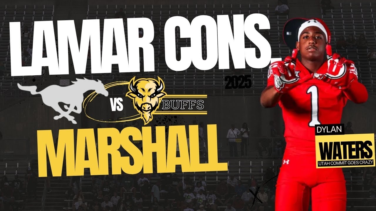 Fort Bend Marshall vs Lamar Consolidated | UTAH Commit Does a little of EVERYTHING !!?! 🔥👀