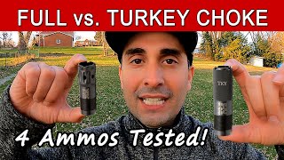 How Much Difference Do Turkey Chokes Make - TESTED | Carlson's Full vs. Turkey