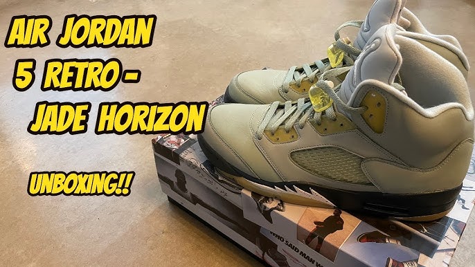 Sneakers Release – Jordan 5 Retro “Jade Horizon/Desert  Sand/Light Silver” Men’s & Kids’ Shoe Launching 4/9