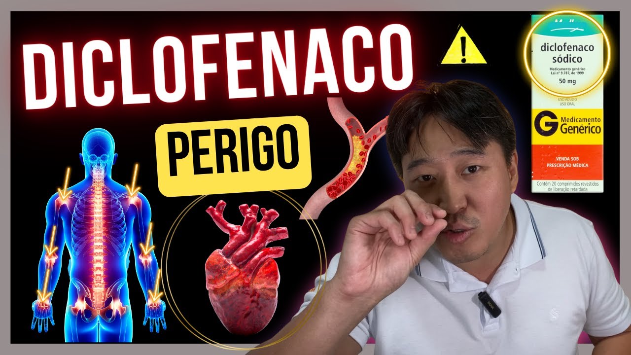 OS PERIGOS POUCO CONHECIDOS DO DICLOFENACO PARA O CORAÇÃO!