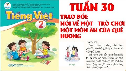 TIẾNG VIỆT LỚP  2. TUẦN 30: TRAO ĐỔI : NÓI VỀ MỘT TRÒ CHƠI,MỘT MÓN ĂN CỦA QUÊ HƯƠNG. SÁCH CÁNH DIỀU