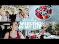 HEALTHY WEEKEND IN MY LIFE | cheat meals, rest days & spending time with family