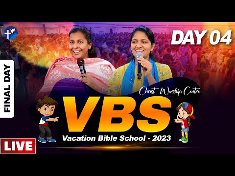 Online VBS - 2023 | #Live | 4th May | Day - 04 | Mrs Blessie Wesly | Christ Worship Centre