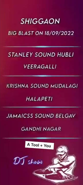 Stanley💥 VS 💥Krishna💥 VS 💥Jamaicss Djs in Shiggaon 19th day War competition big blast 2022