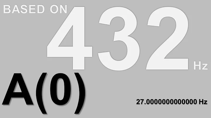 Tone A(0) for 432 Hz tuning - 27