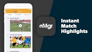 Video your game and create instant match highlights with the Pitchero Manager app screenshot 5