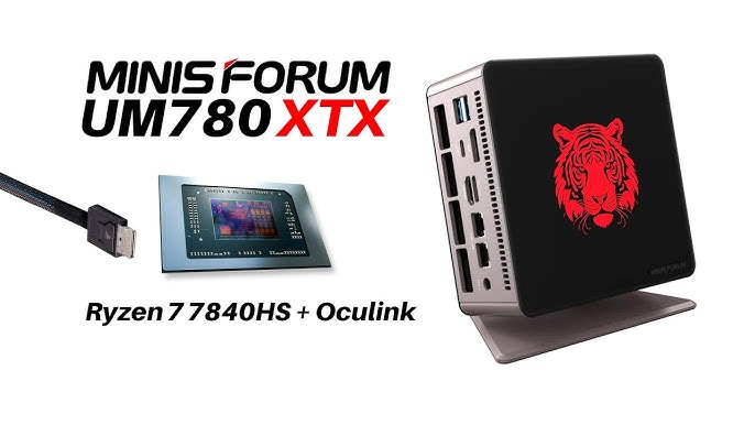 Minisforum UM790 XTX Mini-PC features 70W AMD Ryzen 9 7940HS APU and  Oculink connector 
