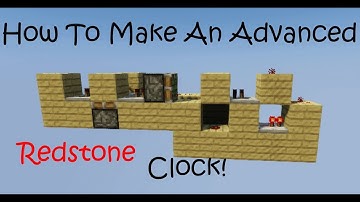 How To Make An Advanced Toggleable 1 Tick Redstone Clock 1.8-1.12! | Minecraft RedStuffz #2