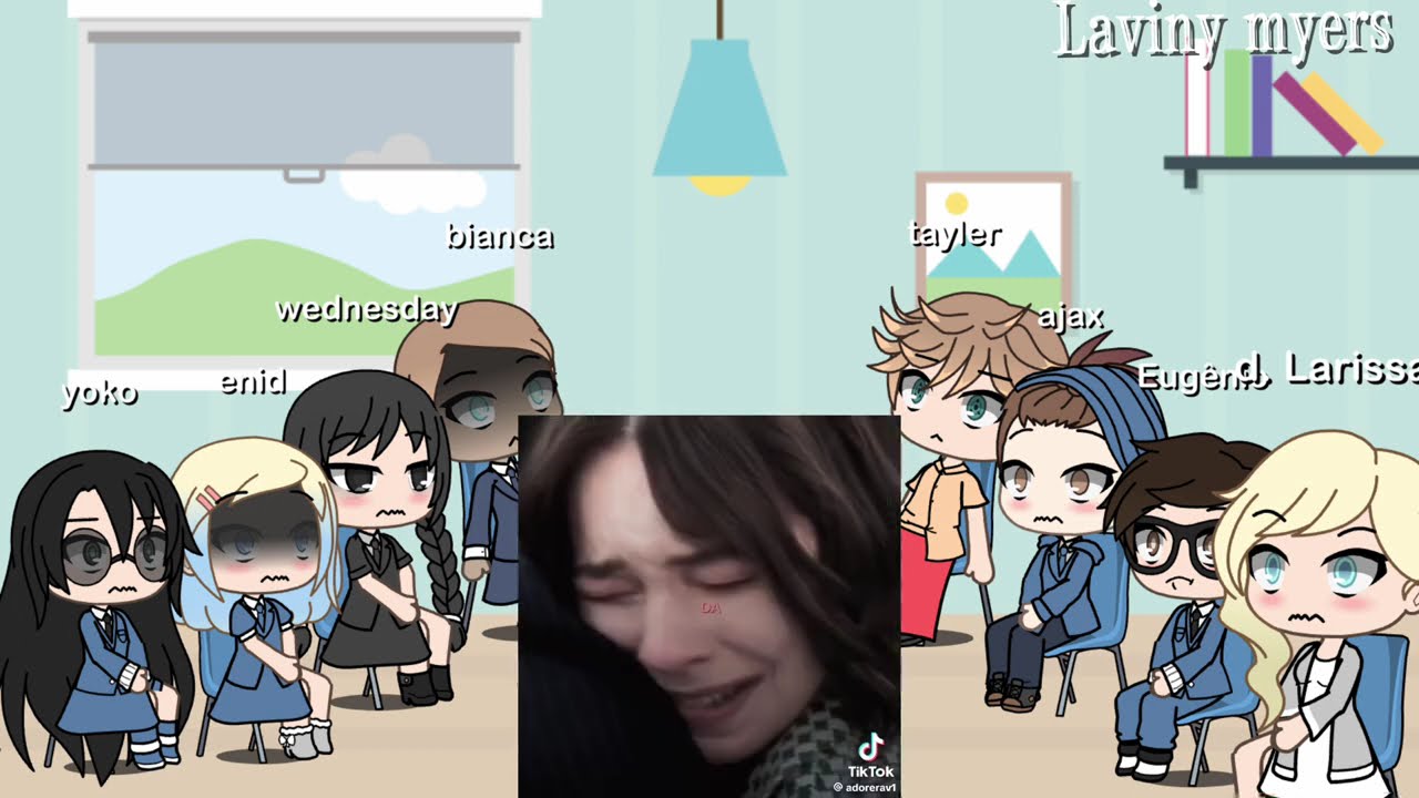 Wednesday reacting to enid as Pip ( agoodgirlsguidetomurder) 🇧🇷🇺🇸 