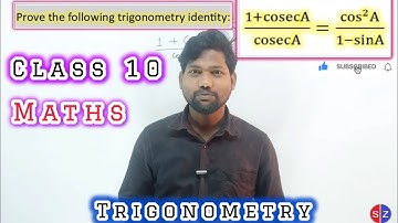Prove the following trigonometry identity (1+cosecA)/cosecA=(cos^2 A)/(1-sinA) #class10maths