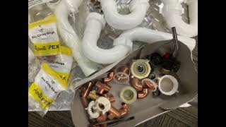 Huge Plumbing Contractor / DIY Lot – PVC, Copper Fittings, P-Traps, PEX, Faucet & Shower Trim