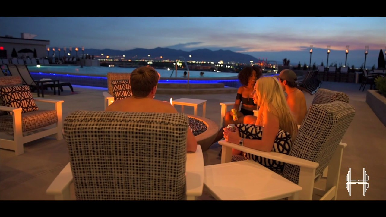 Greystar Hardware SLC Apartments Rooftop Pool YouTube
