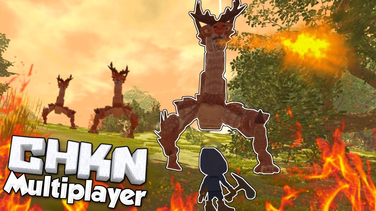 The Hunt For Dragons Chkn Multiplayer Gameplay Ep 6 Multiplayer Update - minecraft creepers in robloxroblox exploiting 91