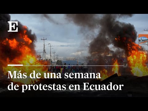 Ocho días de protestas en Ecuador | El País