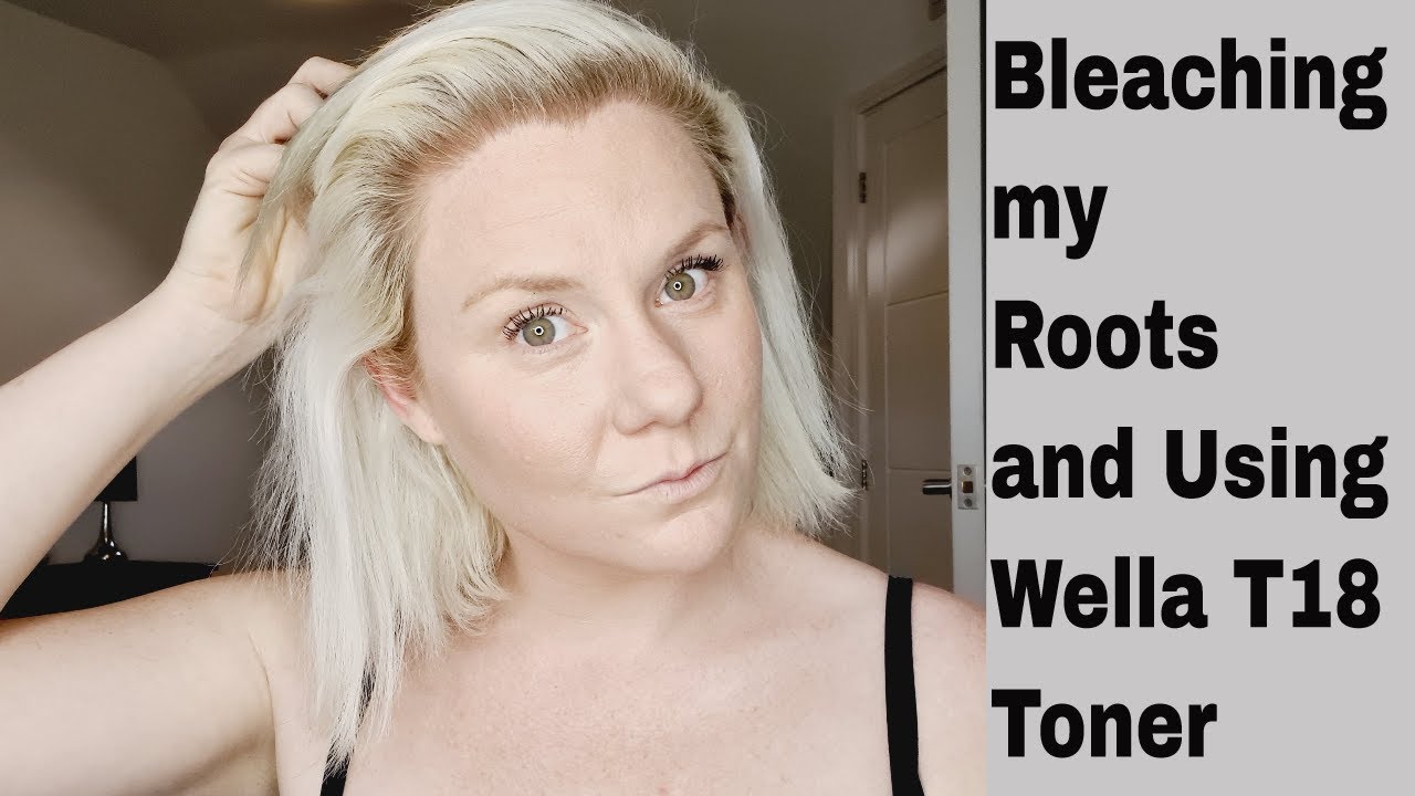 Tilladelse baggrund berolige Bleaching Roots and T18 Toner || From bottom to top bleaching - YouTube