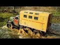 HARDCORE OVERLANDING | Andrew's KingKong RC Zil / CA30 1/12 Russian 6x6 Truck In Mud And Water