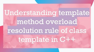 Understanding template method overload resolution rule of class template in C+ +