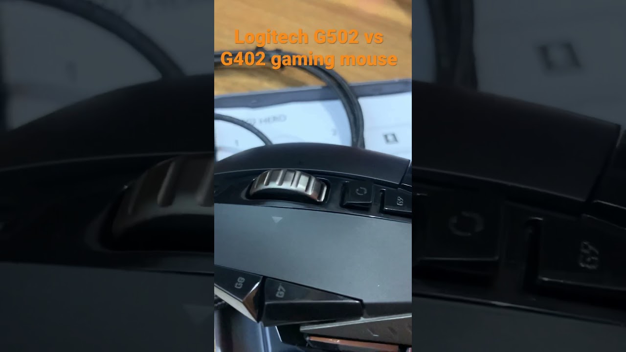 Logitech G502 Hero Vs G402 Gaming Mouse Shorts Youtube