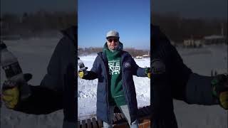Лыжники против сноубордистов на трубе🔥 Смотри новый выпуск на канале😎