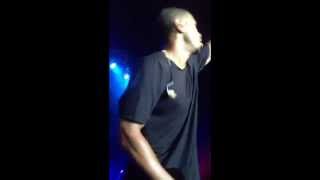 Trey Songz singing Chris Brown track