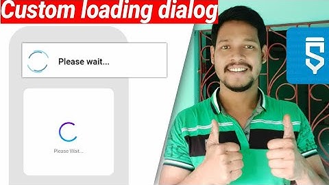 loading dialog & custom loading dialog Activity project in sketchware #AndroidAppdeveloper