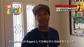 prophets of rageのtom morelloからメッセージが到着!