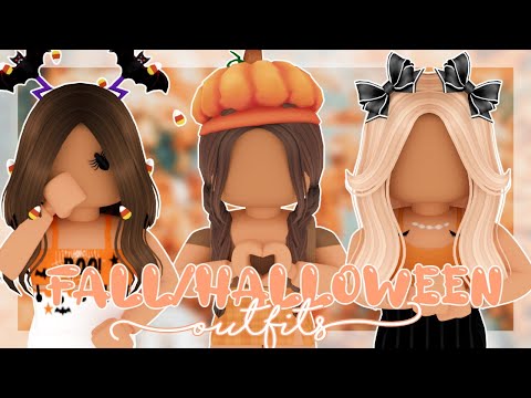 10 aesthetic HALLOWEEN/FALL outfits!! ✰ Roblox (with links!) 