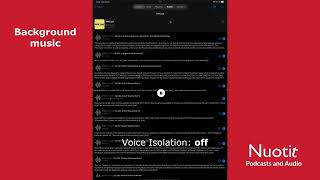 Remove Background Music From ANY Podcast | Nuotit App Feature: Voice Isolation screenshot 5