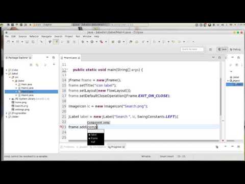 31 JAVA Swing GUI JLabel
