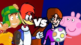 Mugen Battle - El Chavowoody Woodpecker Vs Abby Archerpeppa Pig