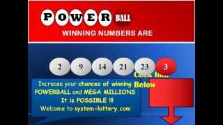 Powerball drawing results for saturday, february 15, 2014