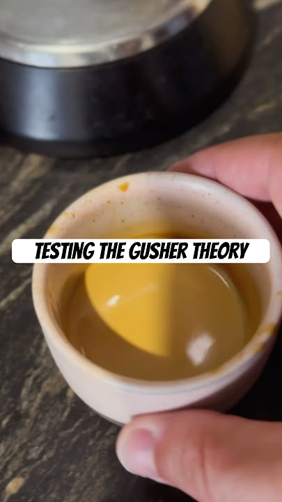 Testing @LanceHedrick gusher theory. Absolutely loved the final result. #coffee #espresso #shorts