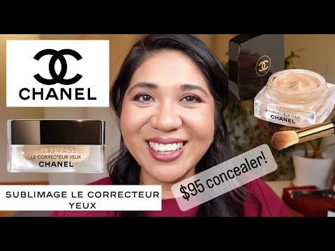 NEW CHANEL SUBLIMAGE LE CORRECTEUR YEUX CONCEALER REVIEW on TAN/BROWN SKIN!  