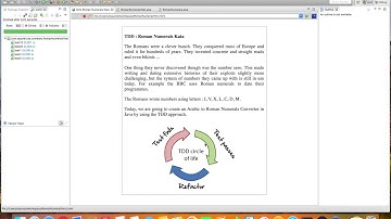 TDD Kata - Roman Numerals Converter from Arabic Numbers