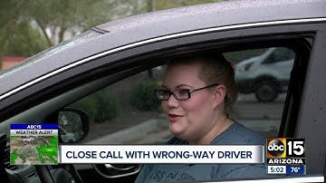 Driver in custody after traveling the wrong way on Loop 101