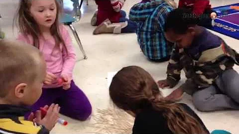 Kindergarteners in Ms. Allison Girard's class, Lak...