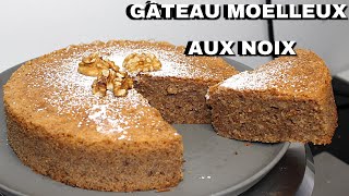 Gâteau moelleux aux noix