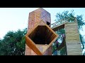 Build Flyover Water Slide Around 1M Dollars Bamboo Resort [Part II]