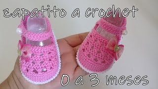 tejidos a crochet para bebe - modelo kenia -baby shoes -