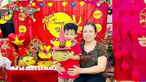 Hoạt động trải nghiệm “Làm lật đật" Vui Tết Trung Thu của các bé lớp 5 tuổi B