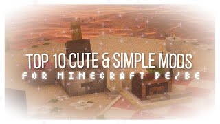 Top 10 Cute & Simple Mods For Minecraft PE! ☁️🍃🍄 [decorations, food, plants & more] screenshot 5