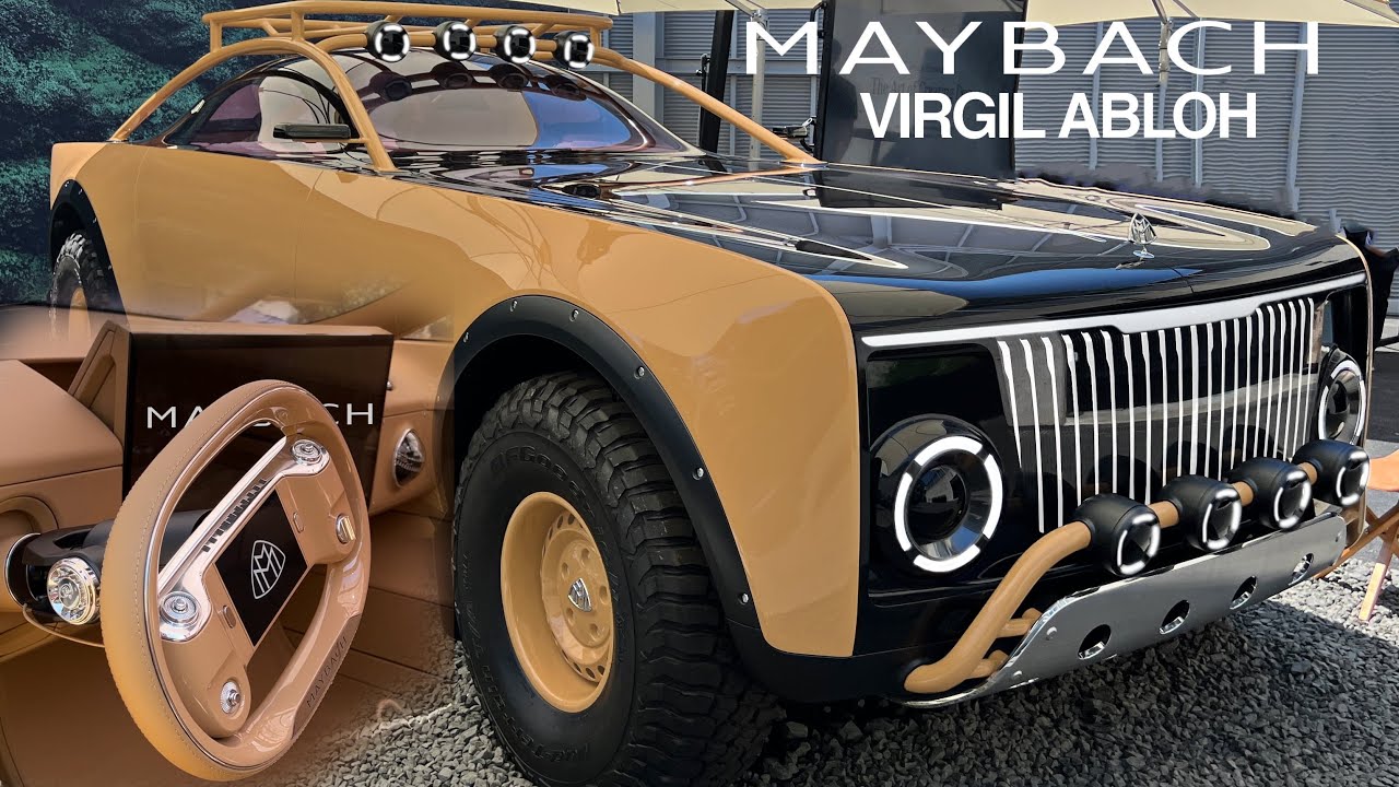 Virgil Abloh and Mercedes-Benz's Project Maybach show car